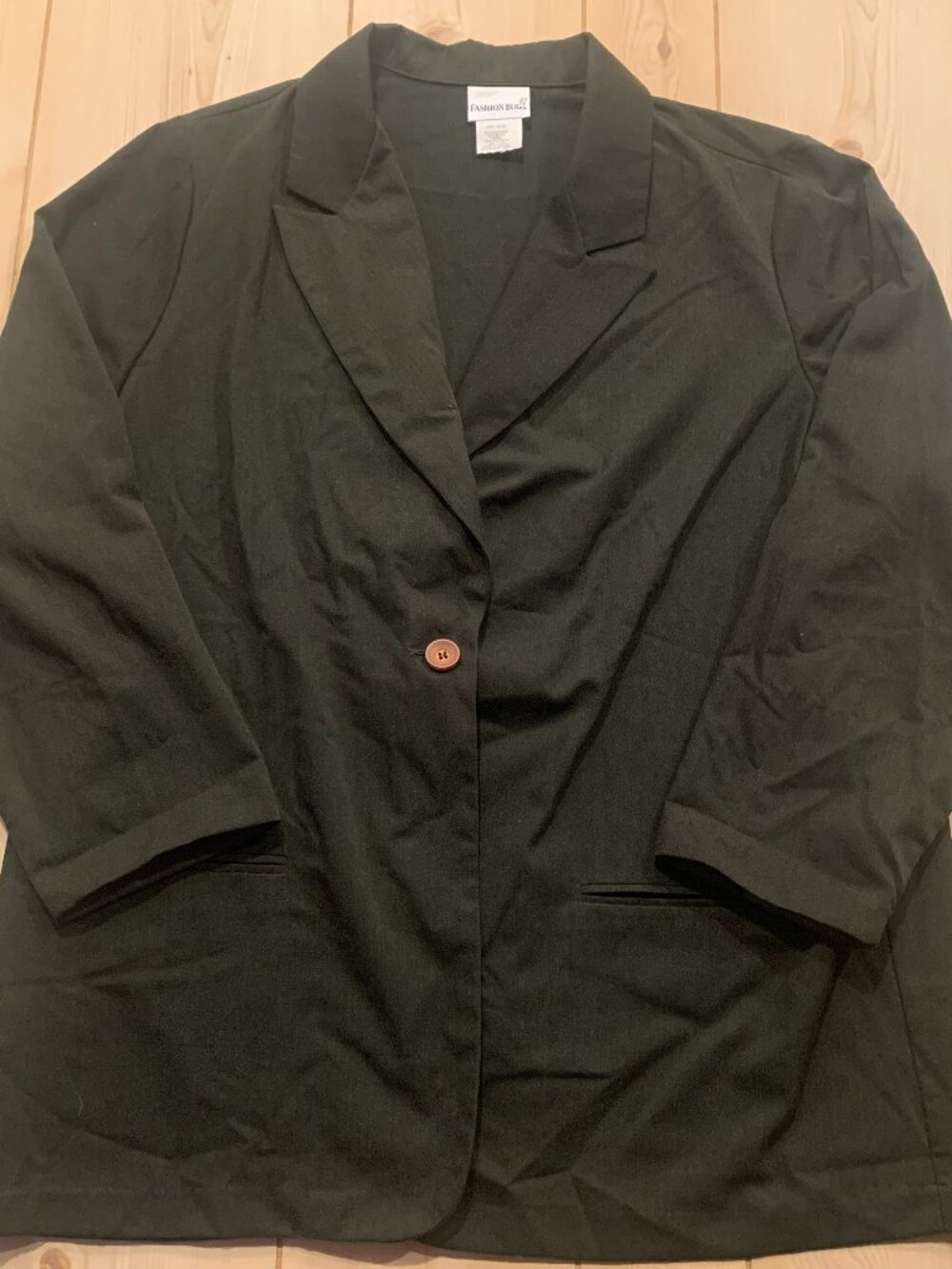 Vintage Y2K Fashion Bug Retro Casual Indie Hipster One Button Blazer Size 18/20